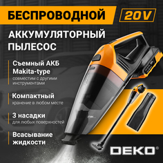Пылесос DEKO DKVC20V черный