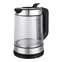 Чайник электрический StingRay ST-KT3007A 1.7 л серебристый, черный