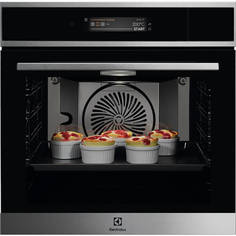 Встраиваемый электрический духовой шкаф Electrolux EOA9S31CX черный
