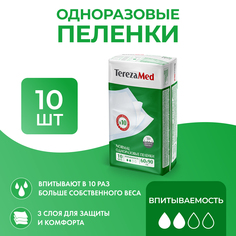 Пеленки одноразовые TerezaMed Normal 60x90 см 10 шт.