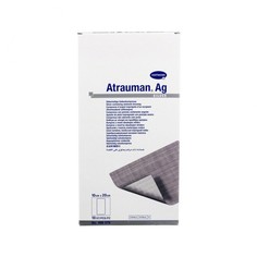 Повязка Atrauman AG с серебром мазевая антибактериальная 10х20см 499574 3 шт. Hartmann