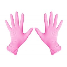 Перчатки нитриловые ESTEL 50 пар размер S розовые