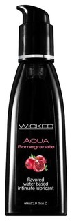 Гель-лубрикант Wicked Aqua на водной основе гранат 60 мл