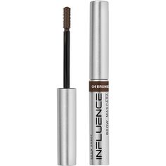 Тушь для бровей Influence Beauty Brow Robot быстрой фиксации, тон 04 темно-коричневый, 5мл