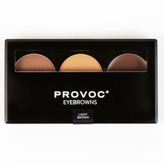 Набор теней для бровей ProvocMakeup Eyebrowns Brow Palette, №01 Light Brown, 35 г