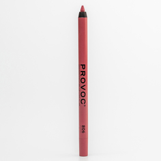 Карандаш для губ PROVOC Gel Lip Liner гелевый, №806 Roziz лилово-розовый нюд, 1,2 г