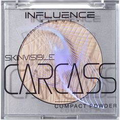 Пудра Influence Beauty SKINVISIBLE CARCASS компактная, легкая, тон 03 бежевый, 4,2 г