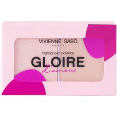 Палетка хайлайтеров для лица VIVIENNE SABO Gloire Damour мини, тон 02, 6 г