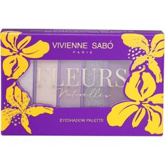 Палетка теней для век VIVIENNE SABO Fleurs Naturelles, тон 03 Iris, 5 г