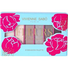 Палетка теней для век VIVIENNE SABO Fleurs Naturelles, тон 04 Pivoine, 5 г