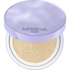 Кушон тональный Missha Glow c антивозрастной сывороткой, №17 Ivory, 14 г