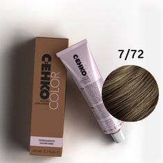 Крем-краска для волос Color Explosion, 7/72 Средний блондин коричнево-пепельный C:Ehko