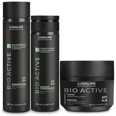 Набор Средств Для Волос Lunaline Bio Active Шампунь Бальзам Маска