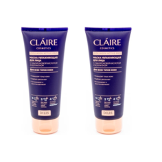 Маска для лица Claire Cosmetics Collagen Active Pro Очищающая 100 мл 2 шт