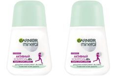 Дезодорант-антиперспирант Garnier гиалуроновый уход 72ч шариковый 50мл 2шт