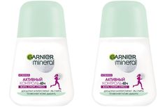 Дезодорант-антиперспирант Garnier гиалуроновый уход 72ч шариковый 50мл 2шт