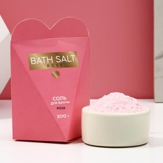 Соль для ванны Чистое счастье Bath Salt роза 200 г