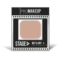 Пудра для лица Promakeup Laboratory Stage, 2 в 1, №S14 песочно-бежевая, тёплая, 10 г