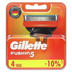 Сменные кассеты Gillette Fusion5, 4 шт