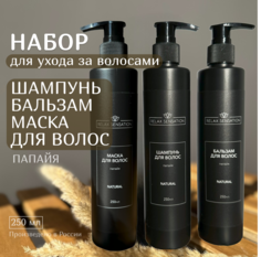 Набор Relax Sensation Шампунь Бальзам Маска для волос Natural с ароматом папайи 250 мл