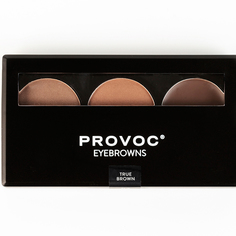 Набор теней для бровей ProvocMakeup Eyebrowns Palette, №03 True Brown, 35 г