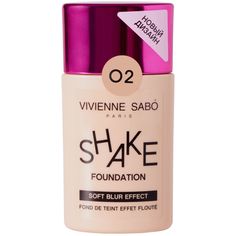 Тональный крем Vivienne Sabo с натуральным эффектом Shakefoundation тон 02