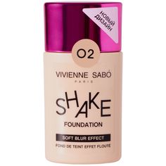 Тональный крем Vivienne Sabo с натуральным эффектом Shakefoundation тон 02