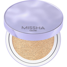 Кушон тональный Missha Glow c антивозрастной сывороткой, №21 Vanilla, 14 г