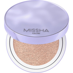 Кушон тональный Missha Glow c антивозрастной сывороткой, №21 Fair, 14 г