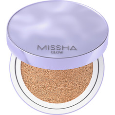 Кушон тональный Missha Glow c антивозрастной сывороткой, №23 Sand, 14 г