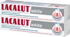 Профилактическая зубная паста LACALUT white 75 мл 2 шт