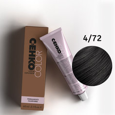 Крем-краска для волос Color Explosion, 4/72 Средний каштан коричнево-пепельный C:Ehko