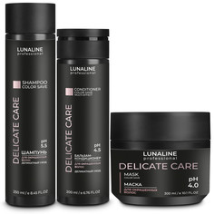 Набор Средств Для Волос Lunaline Delicate Care Шампунь Бальзам Маска