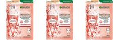 Маска тканевая для лица Garnier skin naturals восстанавливающая с пробиотиками 23г 3шт