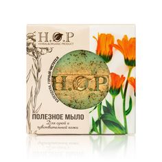 Полезное мыло H.O.P на травах для сухой и чувствительной кожи 85г