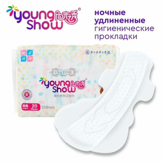 Прокладки ночные Young Show USA time 338мм, 20 шт