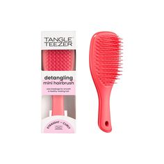 Расческа Tangle Teezer The Ultimate Wet Detangler Mini Pink Punch Коралловый