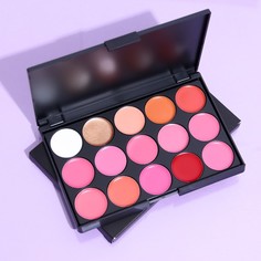 Палетка блесков для губ 15 цветов No Brand