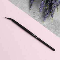 Кисть для макияжа Queen Fair тонкая 16 см цвет черный