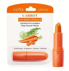 Увлажняющий бальзам для губ Sadoer с экстрактом моркови 35 г