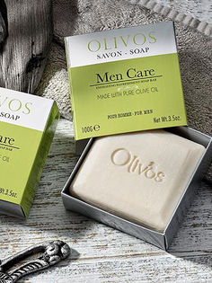 Мыло натуральное Olivos оливковое ручной работы для мужчин 100 г