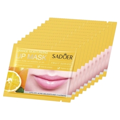 Набор Sadoer Увлажняющие патчи для губ с экстрактом апельсина 8 г х 10 шт