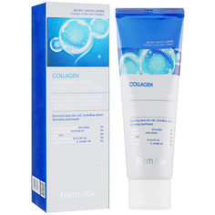 Пенка для умывания FarmStay с коллагеном Collagen Water Full Moist Deep Cleansing 180 мл No Brand