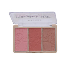 Палетка румян Farres Sweet Cheek 3 цвета 2105 тон 01