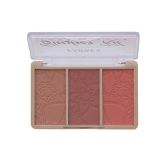 Палетка румян Farres Sweet Cheek 3 цвета 2105 тон 02
