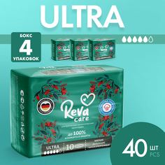 Прокладки гигиенические Reva Care ультратонкие Ultra 40 шт 4*10 шт
