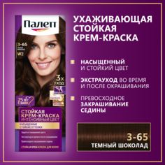 Стойкая крем-краска для волос Палетт Интенсивный цвет 3-65 (W2) Темный шоколад , 110 мл
