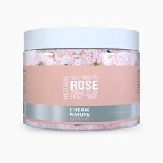 Соль для ванн Dream Nature с цветами розы 600 г