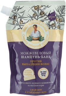 Шампунь-баня Рецепты бабушки Агафьи против выпадения волос, можжевеловый, 500 мл