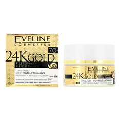 Крем-лифтинг Для Лица Eveline 24k Gold Регенерирующий 70+ Против Морщин 50 Мл